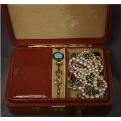 Jewelry Box with Misc. Pieces of Jewelry