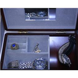 Small Jewelry Box with Misc. Items Inside