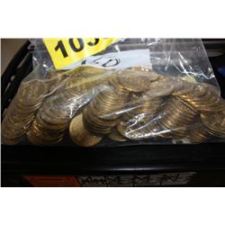 Bag of Appr. 150 1$ Gaming Tokens