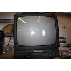 Philips 19 TV with VHS Player"
