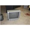 Image 1 : T.V. with attached VCR & DVD players