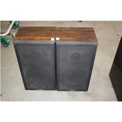 Set of two ground speakers