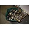 Image 1 : Bin Lot Of Silver Plated Items