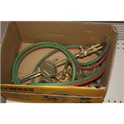 Torch With Hoses & Gages