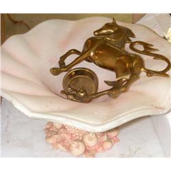 Designed lamp and Horses