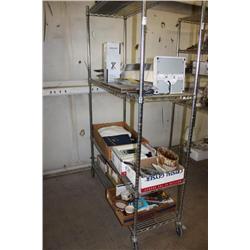 Rack Lot Of Misc Items