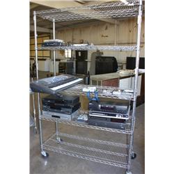 Rack Lot Of Misc electroics