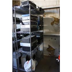 Rack Lot Of Misc electroics