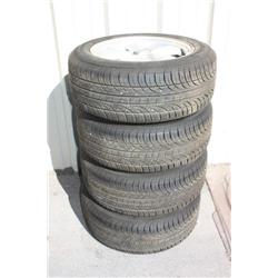 4 New Tires With 5 Lug Rims Tire Size P235/55