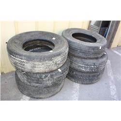 6 Random Makes & Sizes Of Truck Tires