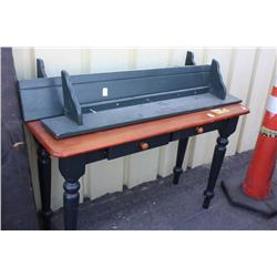 Nice Entry Table & Wall Mount Shelves