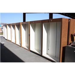 Display case with light