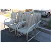Image 1 : Six outdoor patio chairs