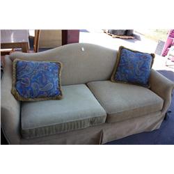 Yellow 2 Cushion Sofa