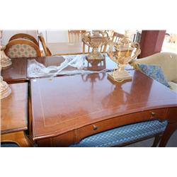 2-Desks, 2 Lamps, 2-Benches