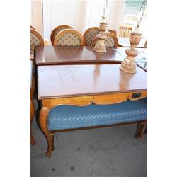 2-Desks, 2 Lamps, 2-Benches