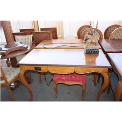 2-Desks, 2 Lamps, 2-Benches