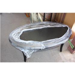 Black Oval Coffee Table