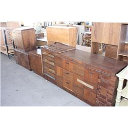 Set of cabinets & drawers