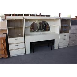 Bedroom dresser with mirror