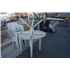 Image 2 : Bench, two outdoor tables and 8 chairs