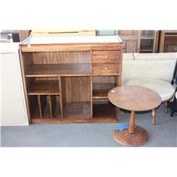 Cabinet with small round table