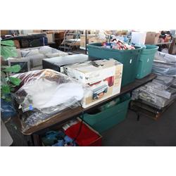 Table Lot Of Misc Items