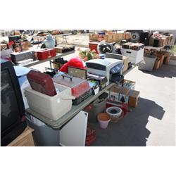 Table lot of misc