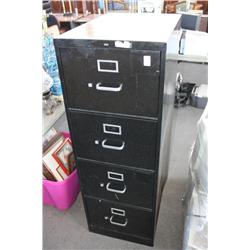 Four drawer file cabinet