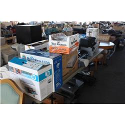 Misc table lot of electronics