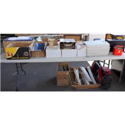 Table lot of misc
