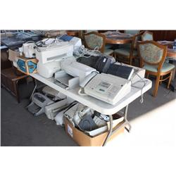 Misc table lot of electronics