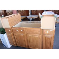 Lot Of 5 Kitchen Cabinets
