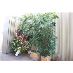 Lot Of Large Fake Plants
