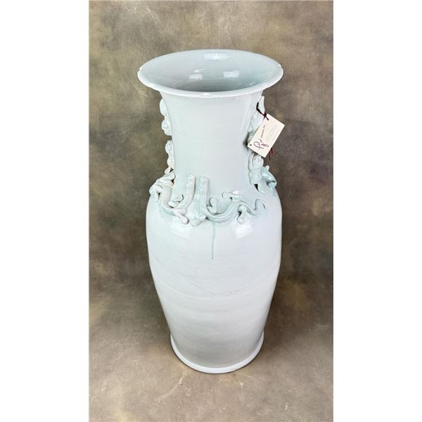 Chinese Porcelain Blanc De Chine Floor Vase