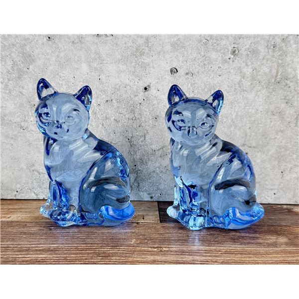 Fenton Glass Cat Paperewieights