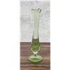 Image 3 : Fenton Uranium Glass Swung Bud Vase