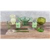 Image 5 : Group Of Depression Uranium Glass