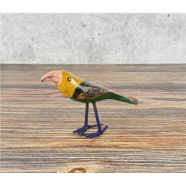 South American Folk Art Bird Carving
