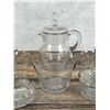 Image 3 : Etched Crystal Iced Tea Set