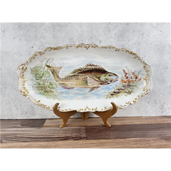 T&V Tressemanes & Vogt Porcelain Fish Platter