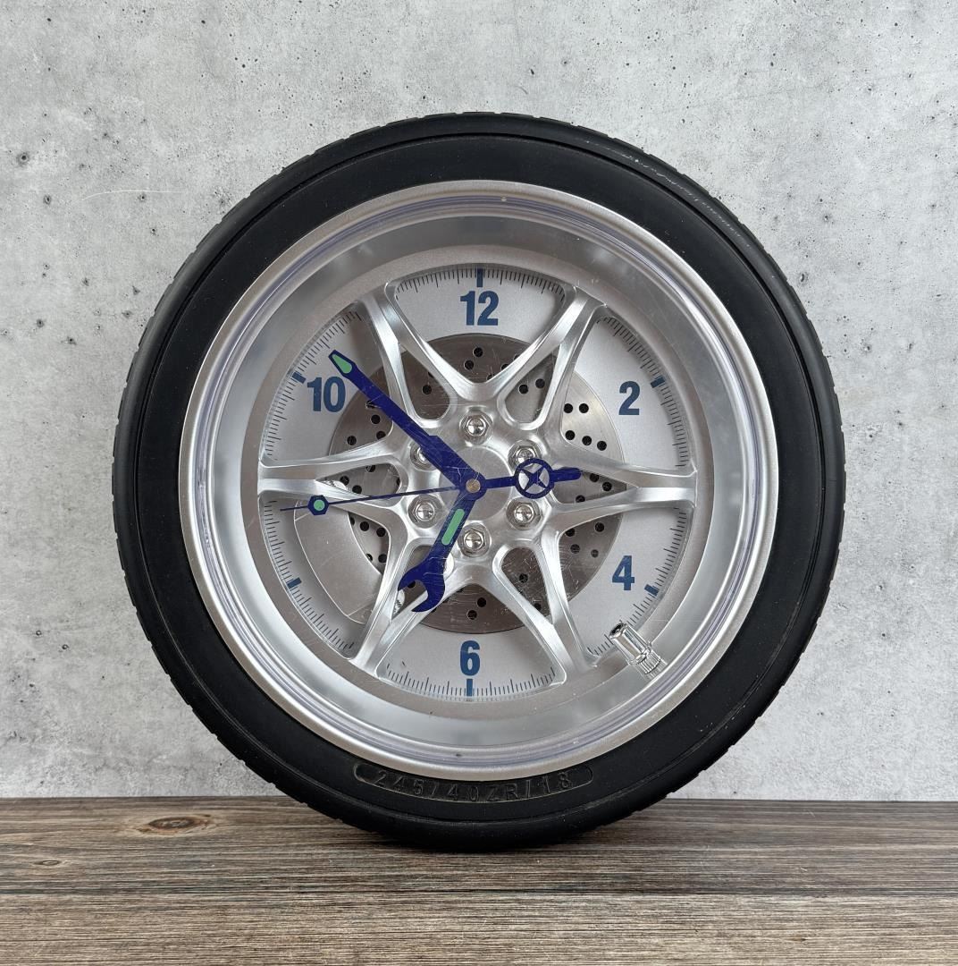 Tire Rim Clock