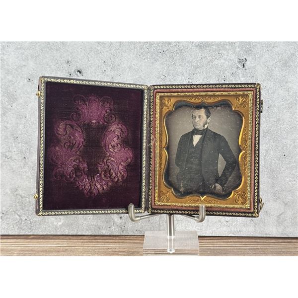 Antique Daguerreotype Photo In Case