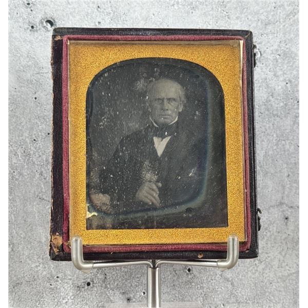 Antique Daguerreotype Photo In Case
