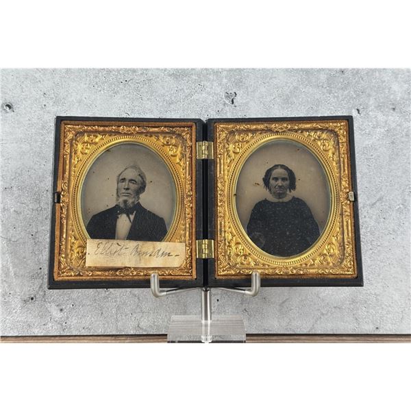 Double Daguerreotype Photo Thermoplastic Case