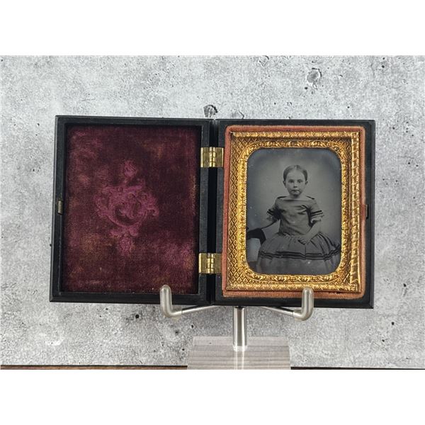 Antique Ambrotype Photo Of Child