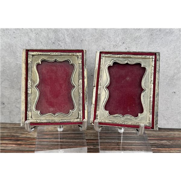 Double Daguerreotype Silver Plate Case