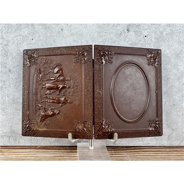1850s Union Case Thermoplastic Daguerreotype Case