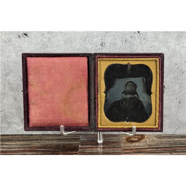 Post Mortem Baby Daguerreotype Photo
