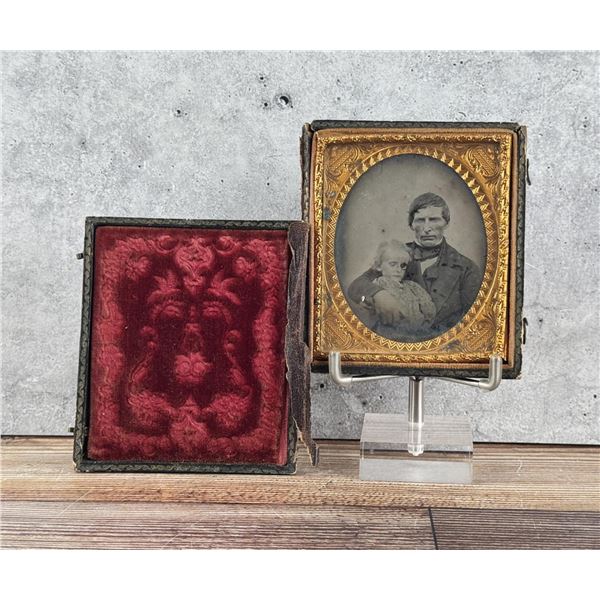 Named Post Mortem Baby Ambrotype Photo